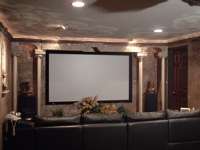 home theater classical installation, interior design concept by Darwin Designs